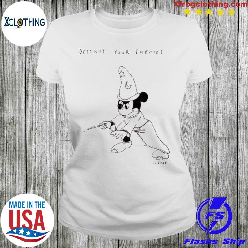 Mickey mouse outlet destroy t-shirt