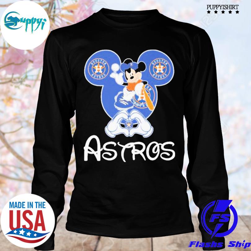 Disney mickey mouse houston astros shirt, hoodie, sweater, long