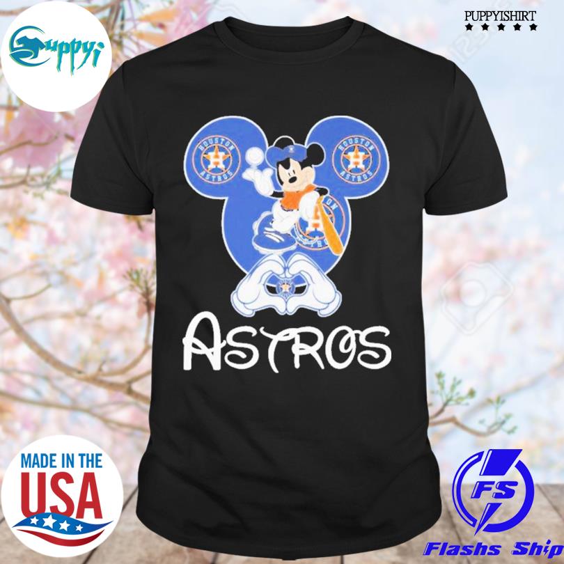 Mickey mouse Disney Houston Astros heart 2022 shirt