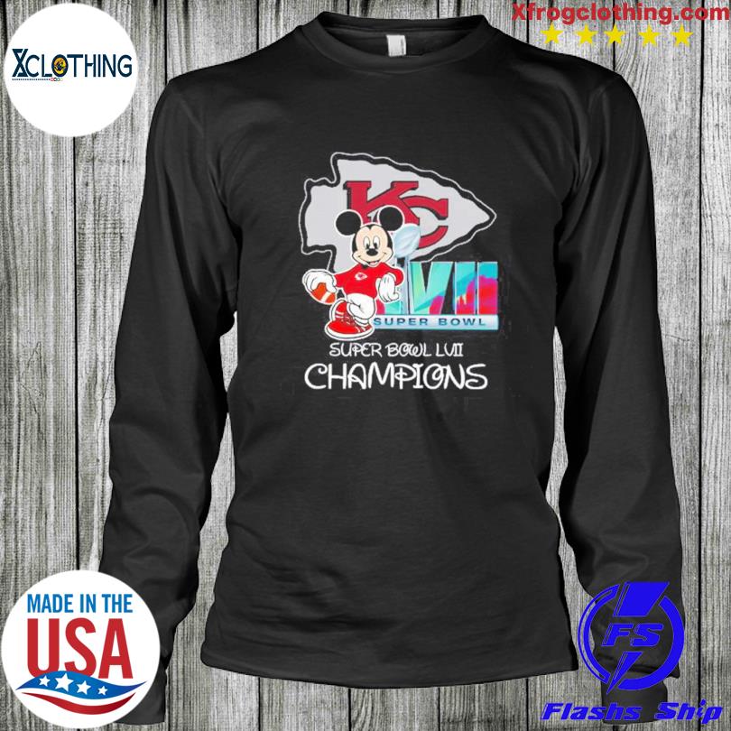 Mickey mouse super bowl lvi champions kansas city chiefs shirt, hoodie,  sweater, long sleeve and tank top