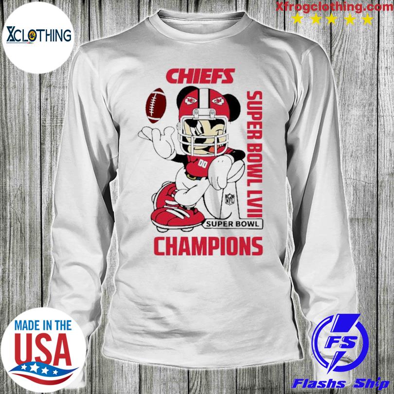 Buy Mickey Mouse Kansas City Chiefs Super Bowl LVII Champions