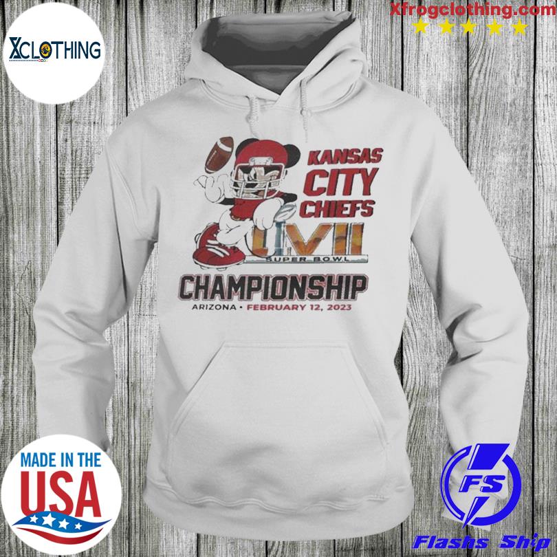 Mickey mouse x Kansas city Chiefs are 2023 super bowl lvii champions shirt,  hoodie, sweater, long sleeve and tank top