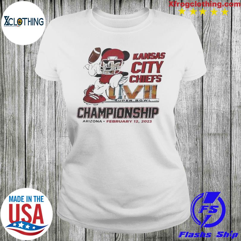 Mickey mouse x super bowl lvii 2023 Kansas city Chiefs champions shirt,  hoodie, sweater, long sleeve and tank top