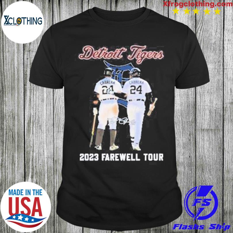 Miguel Cabrera Detroit Tigers 2023 Farewell Tour Signature Shirt