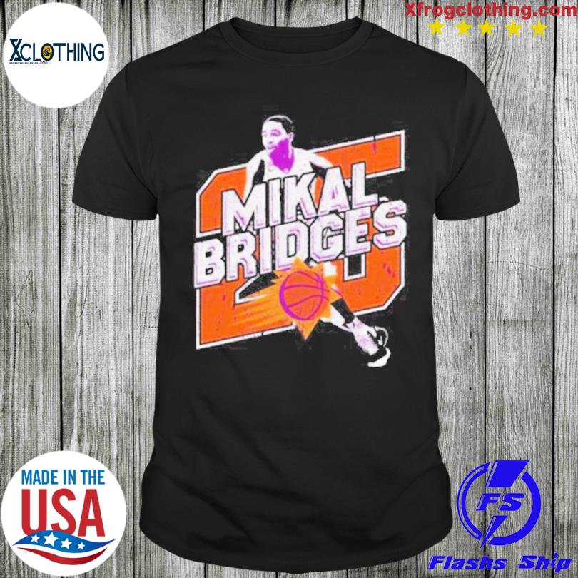 Mikal Bridges 25 Phoenix Suns Basketball shirt