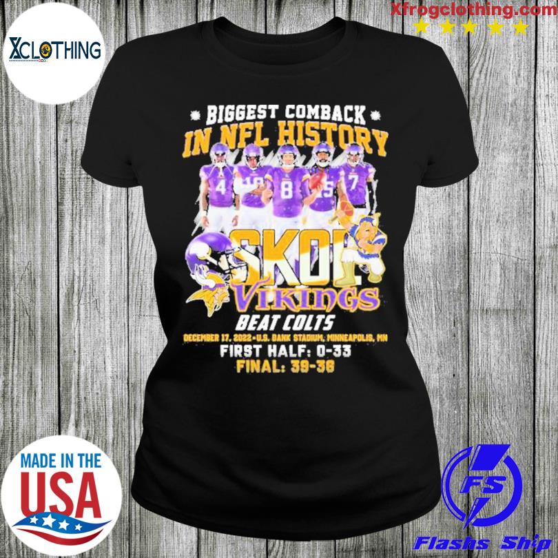 I Survived The 33 Point Comeback Skol Vikings Shirt - Limotees