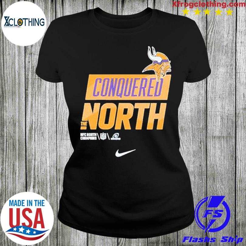 Minnesota Vikings Conquered The North logo T-shirt, hoodie