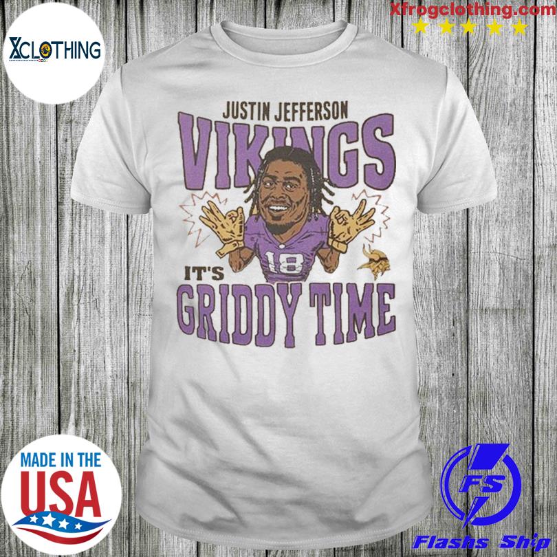 Minnesota Vikings Justin Jefferson Griddy Time Shirt, hoodie