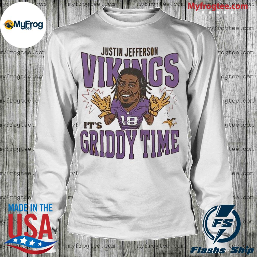 Minnesota Vikings Justin Jefferson Griddy Time Shirt, hoodie, longsleeve,  sweatshirt, v-neck tee