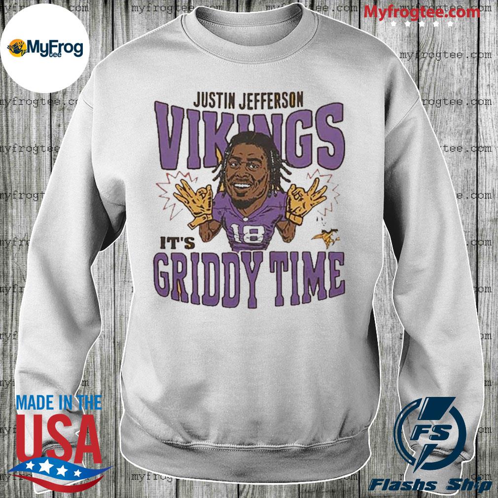 Buy Justin Jefferson Griddy T-shirt Vikings Online in India 