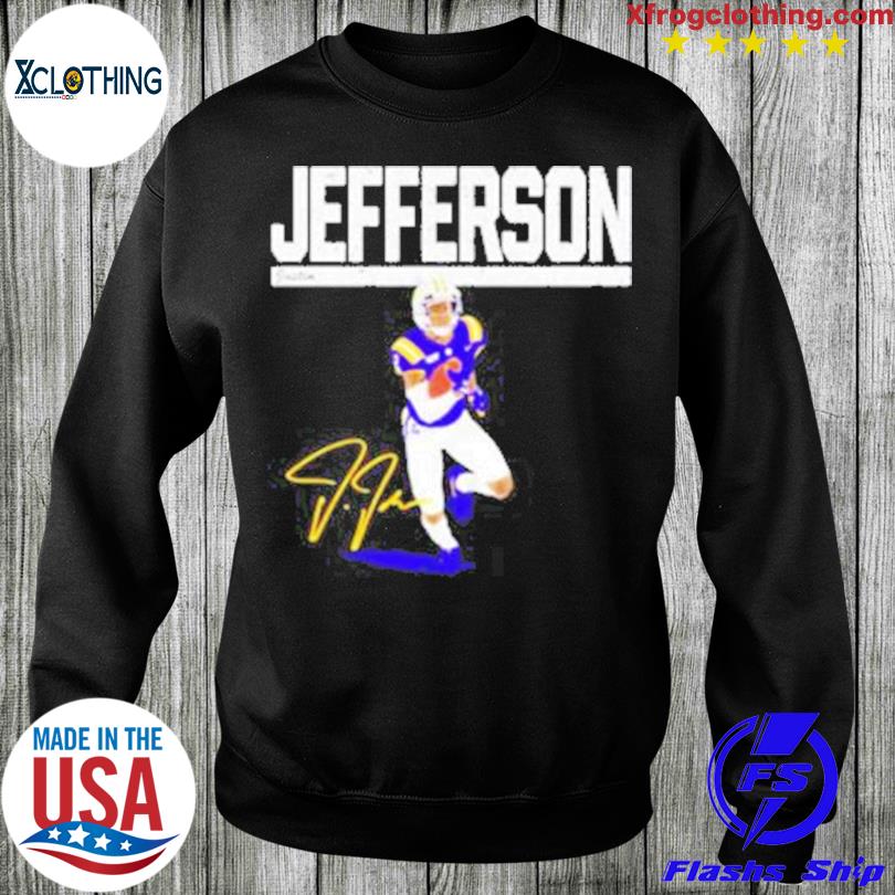 Original Justin Jefferson Minnesota Vikings Him Bold Signature T-shirt,Sweater,  Hoodie, And Long Sleeved, Ladies, Tank Top