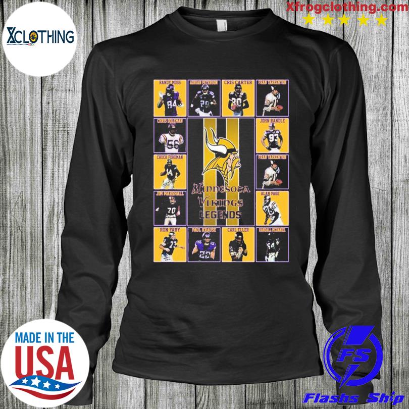 Minnesota Vikings Legends Unisex T-Shirt, hoodie, sweater and long sleeve