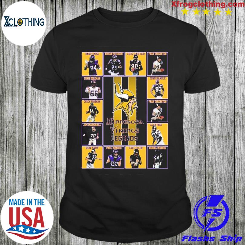 Minnesota Vikings Legends Unisex T-Shirt, hoodie, sweater, long sleeve and  tank top