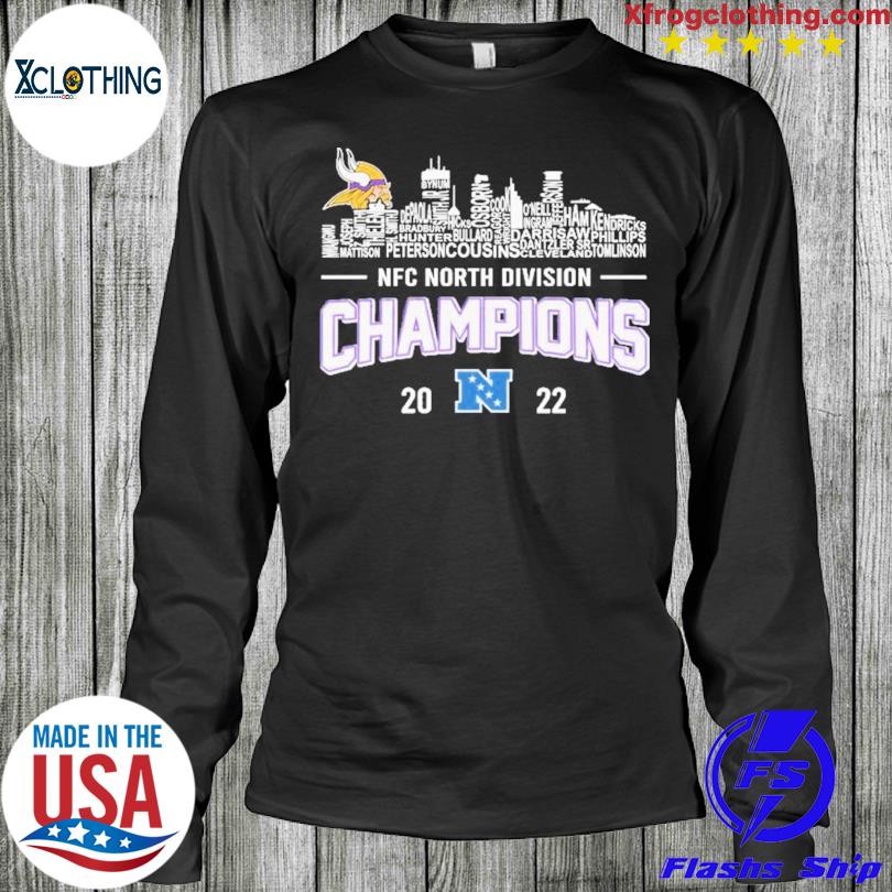 2022 Minnesota Vikings NFC North Champs t-shirt, hoodie, sweater and long  sleeve