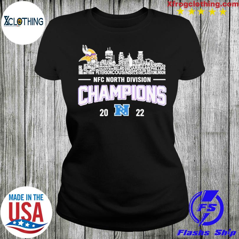 Minnesota Vikings Team Players 2022 Nfc North Division Champions Shirt -  Bluecat