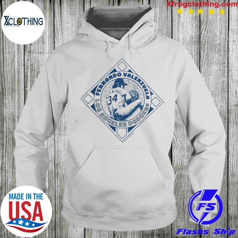 Mitchell & Ness Shop Emblem Ringer Los Angeles Fernando Valenzuela T Shirt,  hoodie, sweater and long sleeve