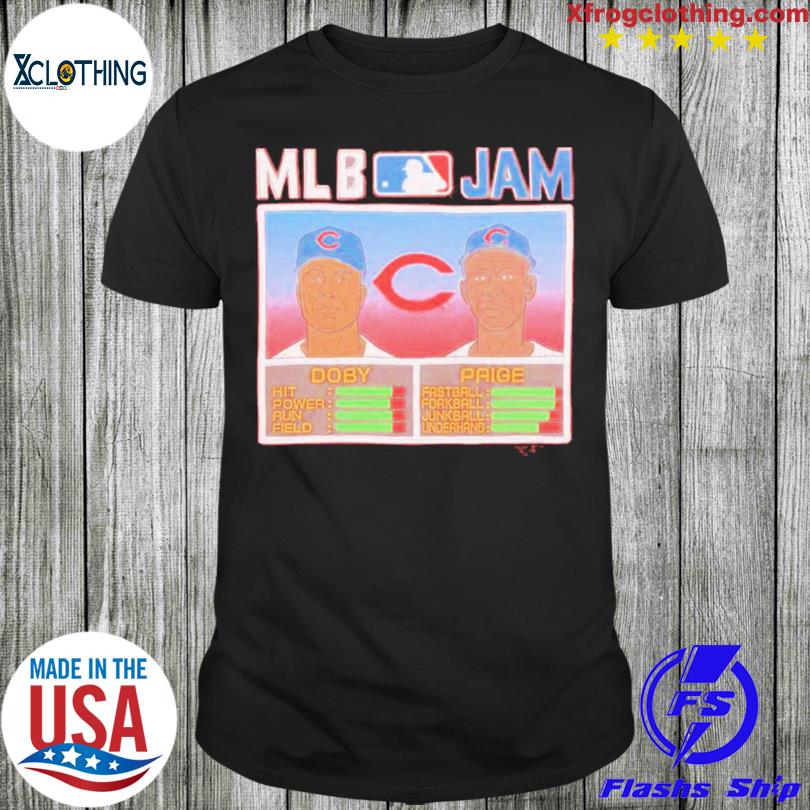 Original Mlb Jam Cleveland Larry Doby And Satchel Paige T-shirt