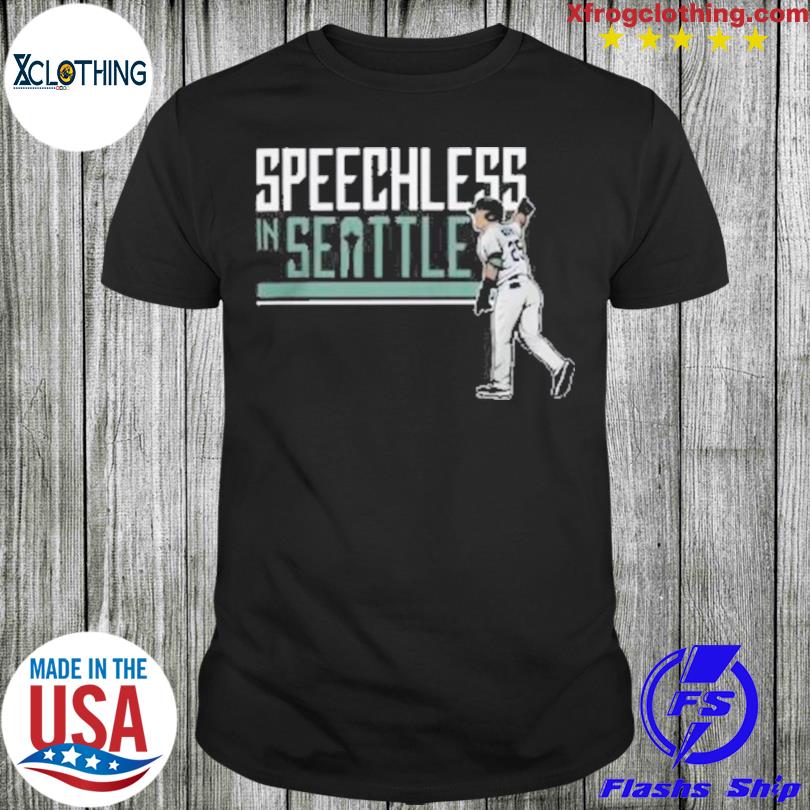Mlb Seattle Mariners Gameday Dylan Moore Speechless In Seattle T-Shirt