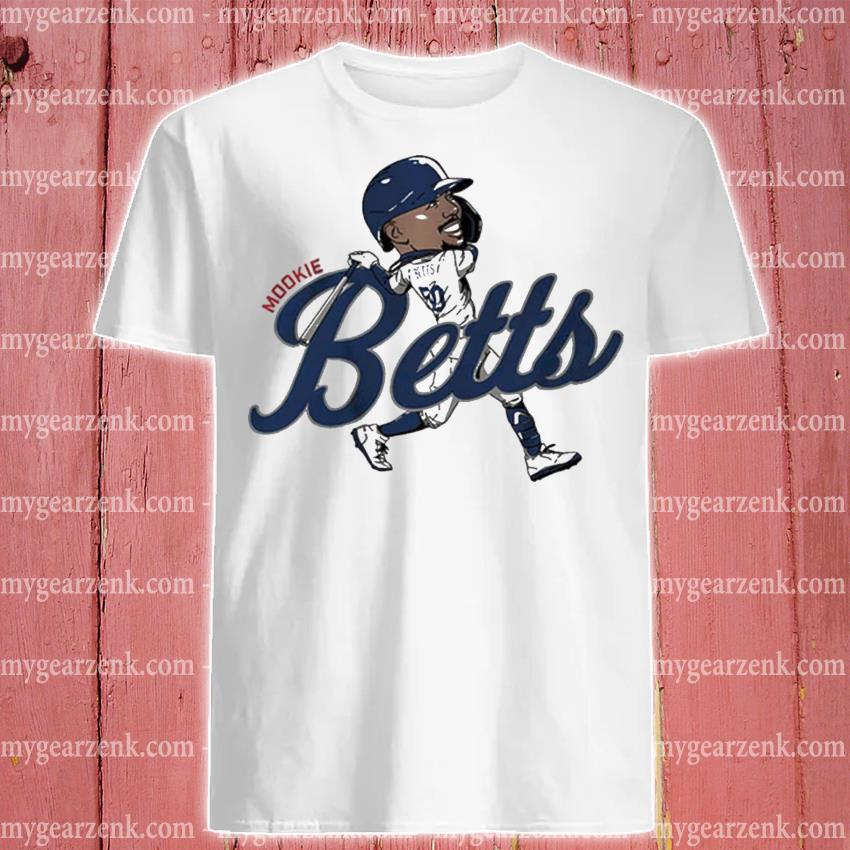 Mookie Betts player caricature T-shirt, hoodie, sweater, long