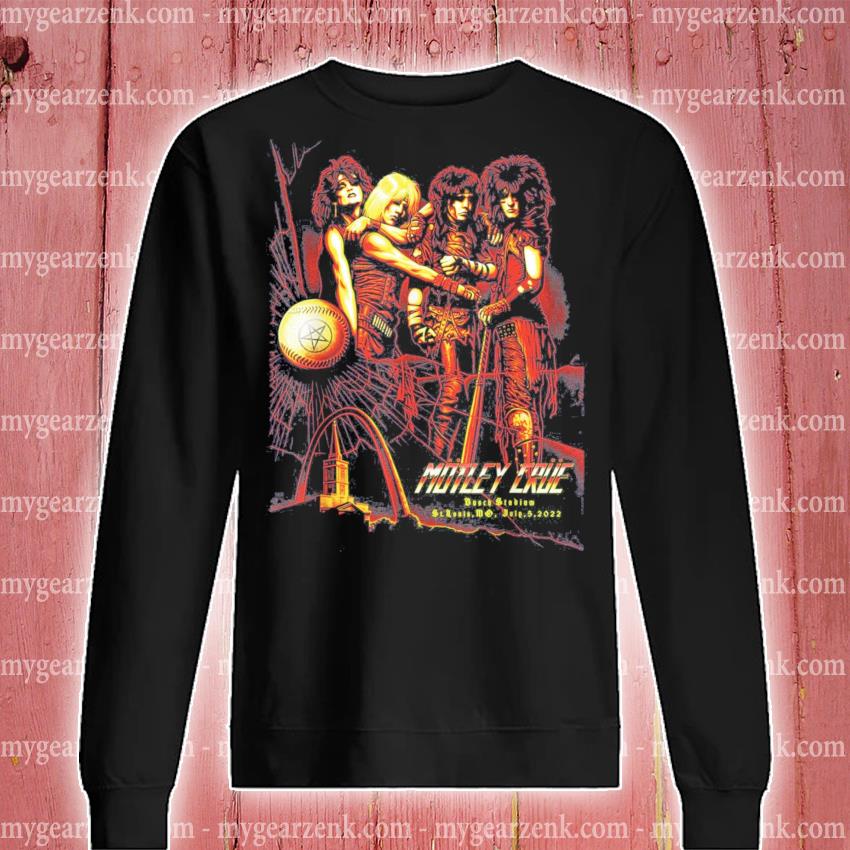 Motley Crue 2022 The Stadium Tour July 05 Busch Stadium St. Louis, MO Event  Poster Shirt - ReproTees - The Home of Vintage Retro and Custom T-Shirts!