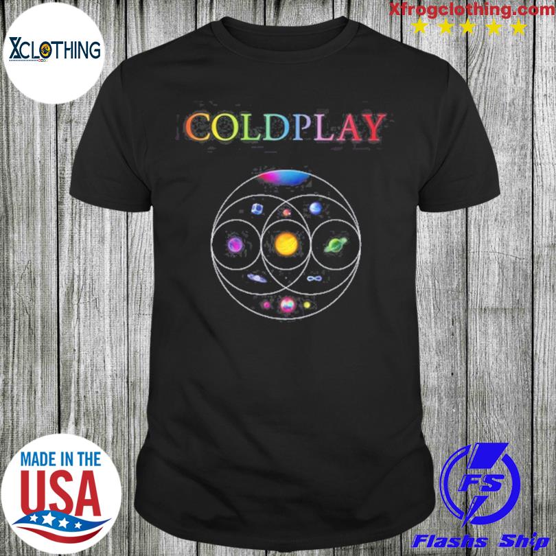 Music of the spheres world tour coldplay shirt