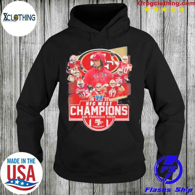 2022 NFC West Champions San Francisco 49ers team 1970-2022 signatures  shirt, hoodie, sweater, long sleeve and tank top