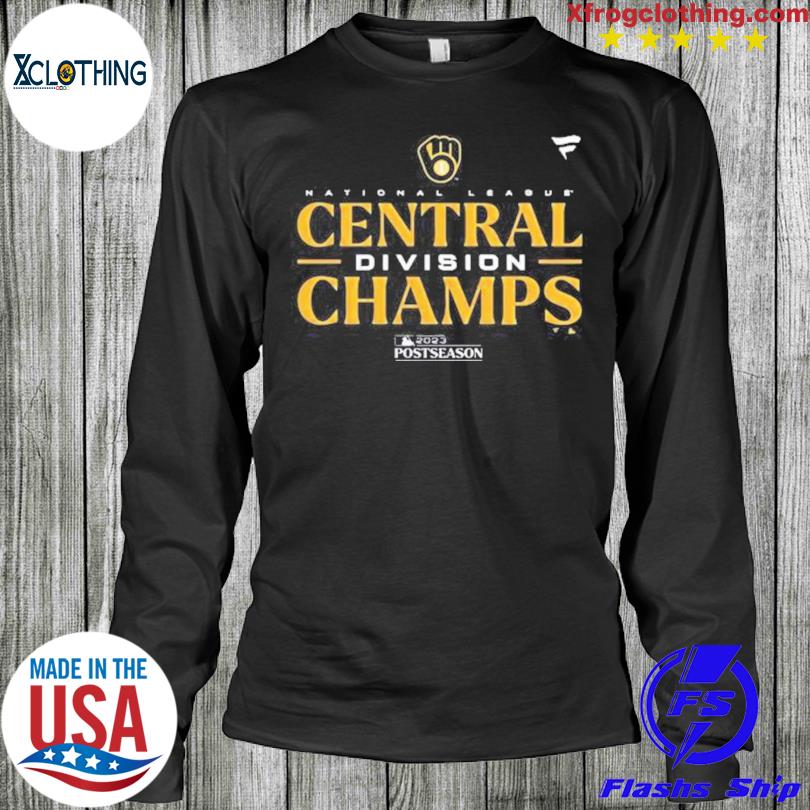 National League Central Division Champions Postseason 2023 Milwaukee Brewers  Baseball Shirt, hoodie, sweater, long sleeve and tank top