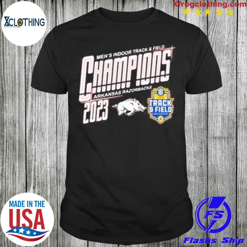 Ncaa Arkansas Razorbacks 2023 Sec Men’S Indoor Track And Field Champions shirt