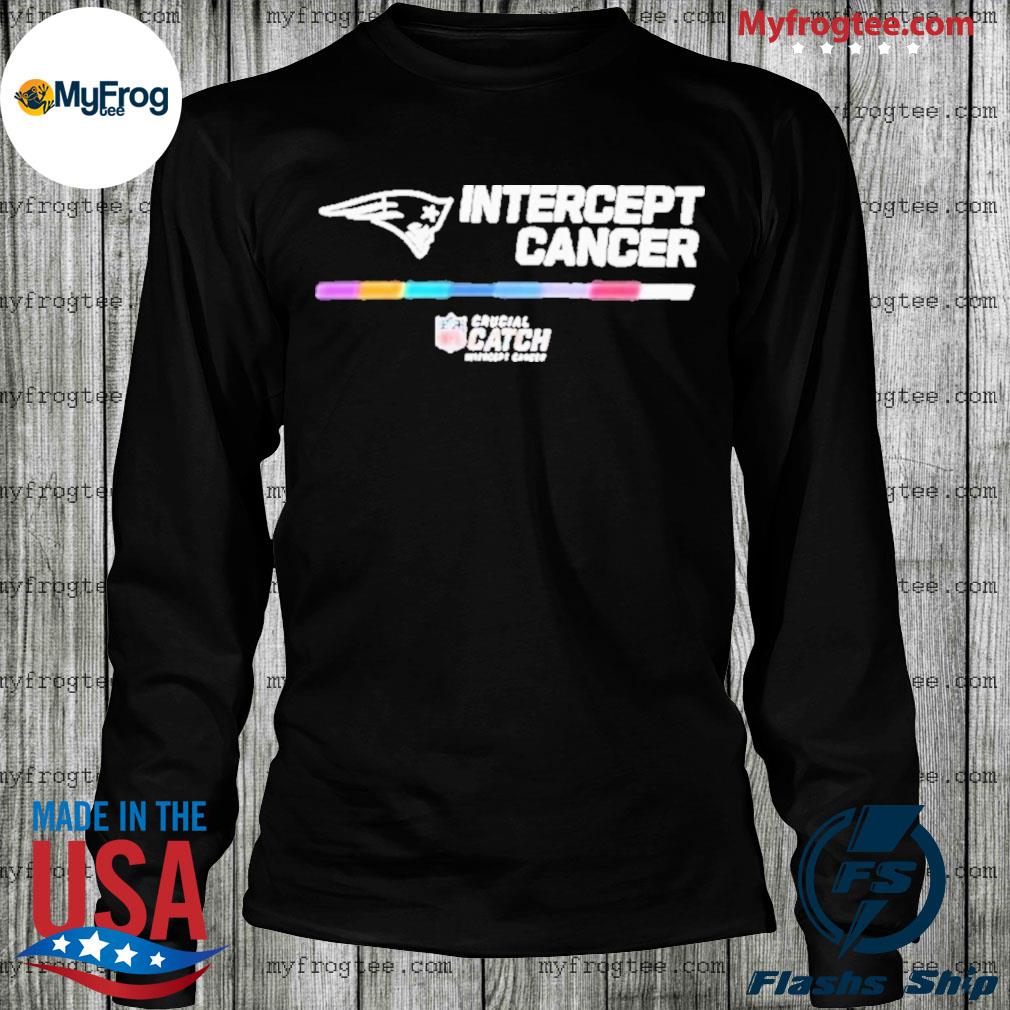 Patriots 2022 NFL crucial catch intercept cancer shirt, hoodie