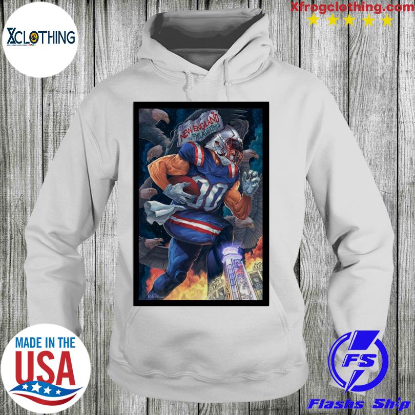 New England Patriots vs Philadelphia Eagles Gillette Stadium 2023 Poster  Shirt, hoodie, sweater and long sleeve