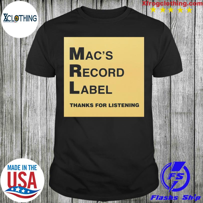 New Mac’s Record Label Logo Shirt