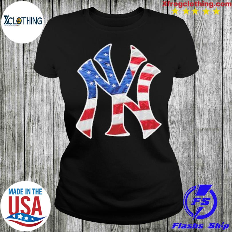 Logo New york yankees logo American flag shirt, hoodie, sweater