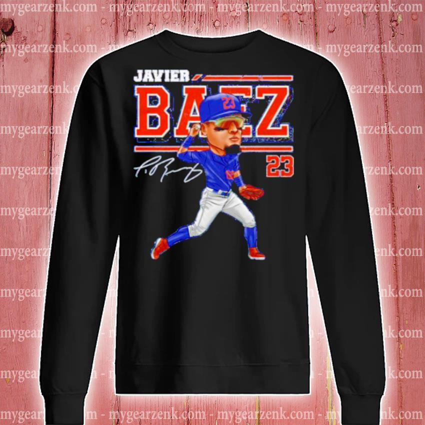 New York Baseball Javier Baez #23 cartoon shirt, hoodie, sweater and v-neck  t-shirt