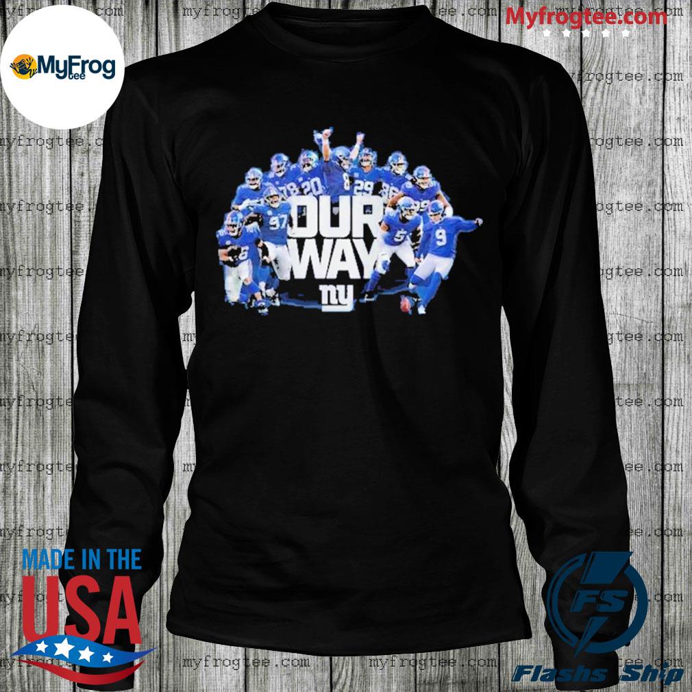 New York Giants team Our Way Player 2023 shirt, hoodie, sweater, long  sleeve and tank top