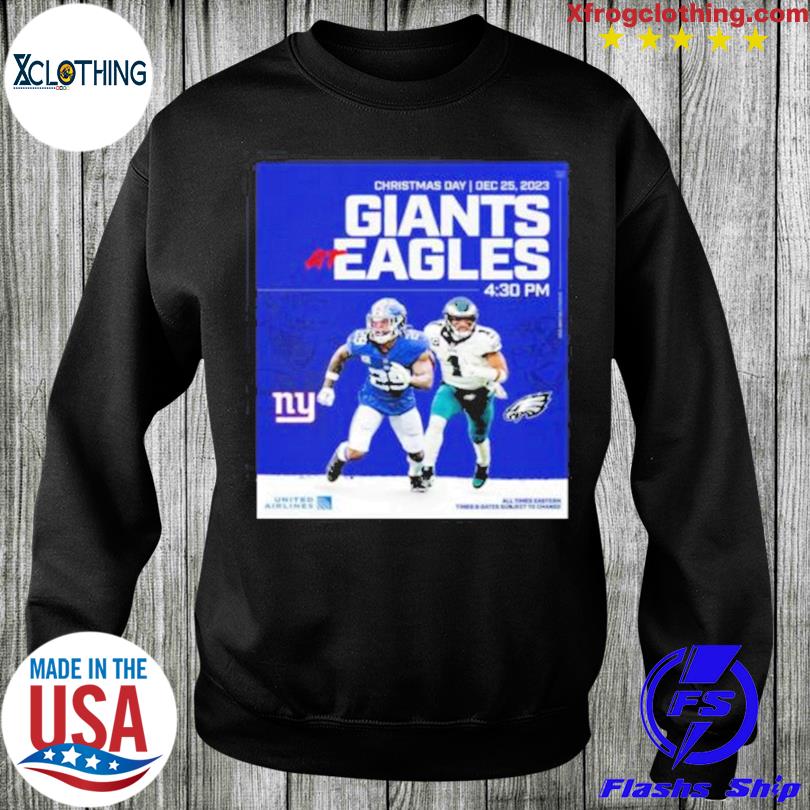 New York Giants Vs Philadelphia Eagles For Christmas Day In 2023 Nfl  Schedule Release shirt, hoodie, sweater, long sleeve and tank top