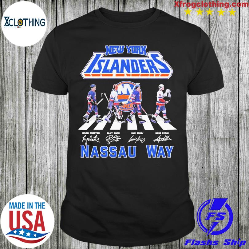 New York Islanders Abbey Road 2023 Nassau Way Signatures T-shirt, hoodie,  sweater, long sleeve and tank top