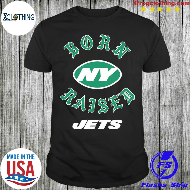 Unisex New York Jets Born x Raised Black T-Shirt