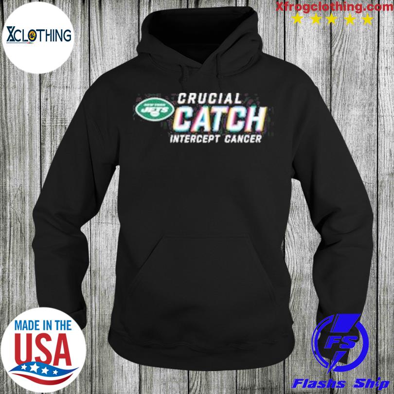 New York Jets Crucial Catch Intercept cancer 2023 shirt, hoodie, sweater,  long sleeve and tank top