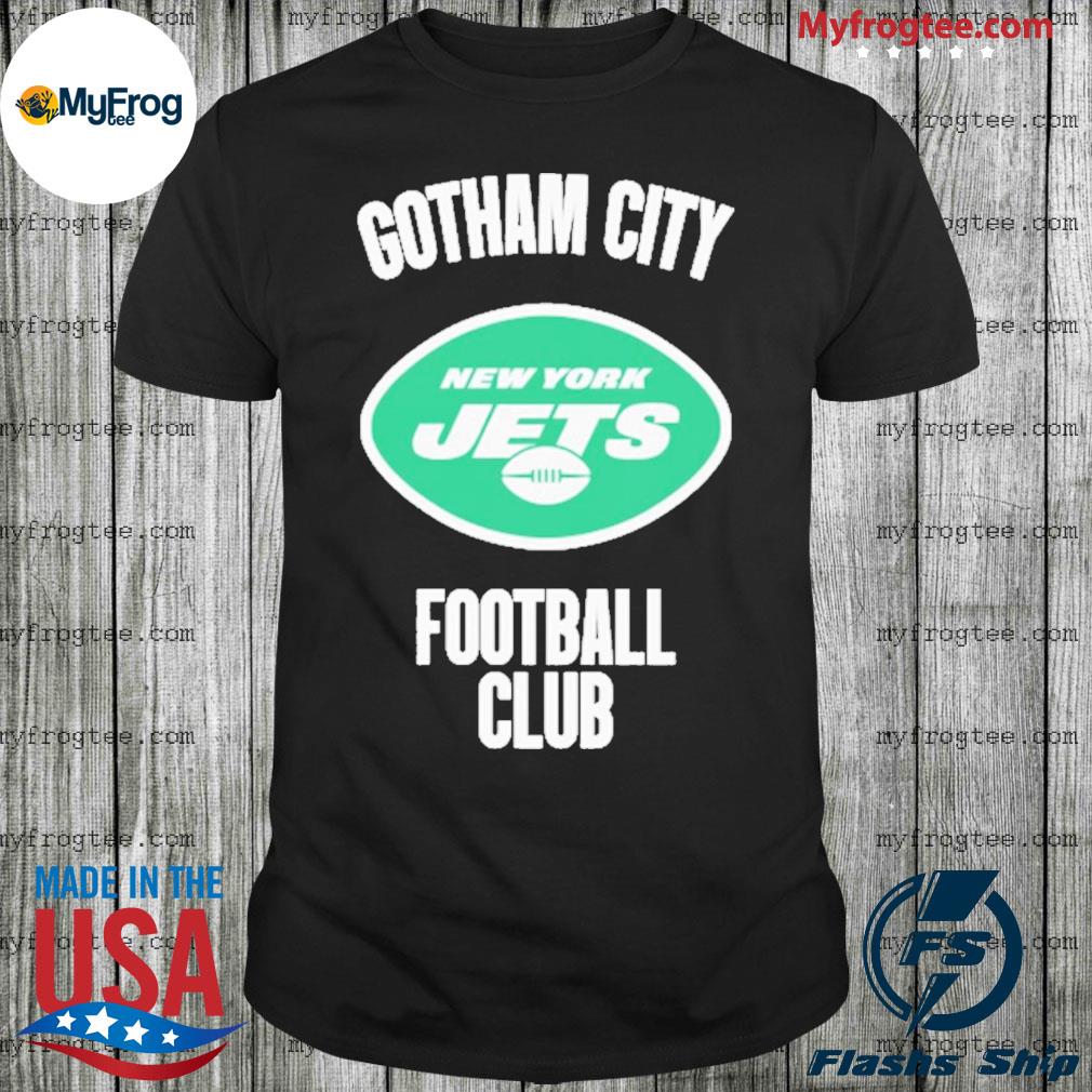 New York Jets Gotham City Football Iconic Hometown Graphic T-Shirt - Mens