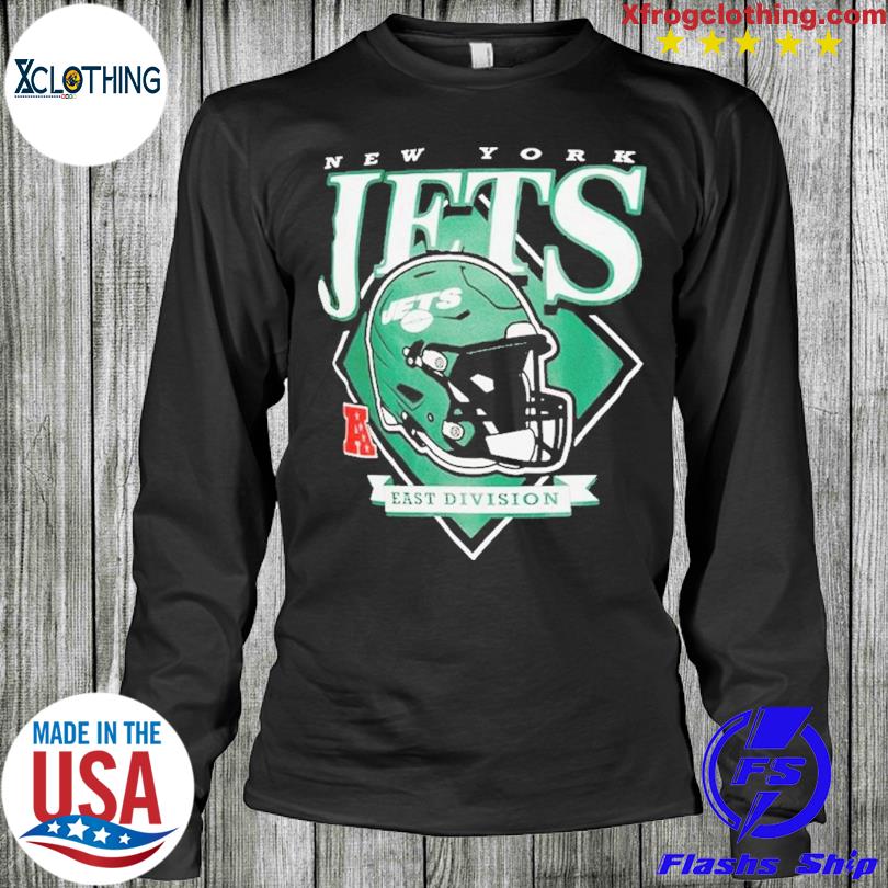 New Era Women's New York Jets Color Block Grey T-Shirt