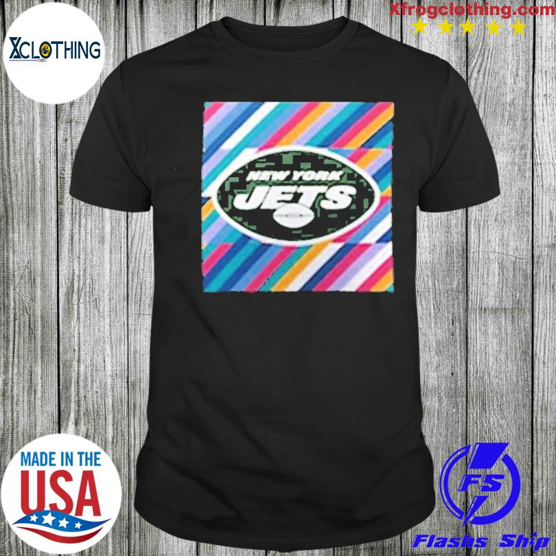 New York Jets NFL Tee V-Neck Performance Athletic Shirt, Gray, Women's S  NEW