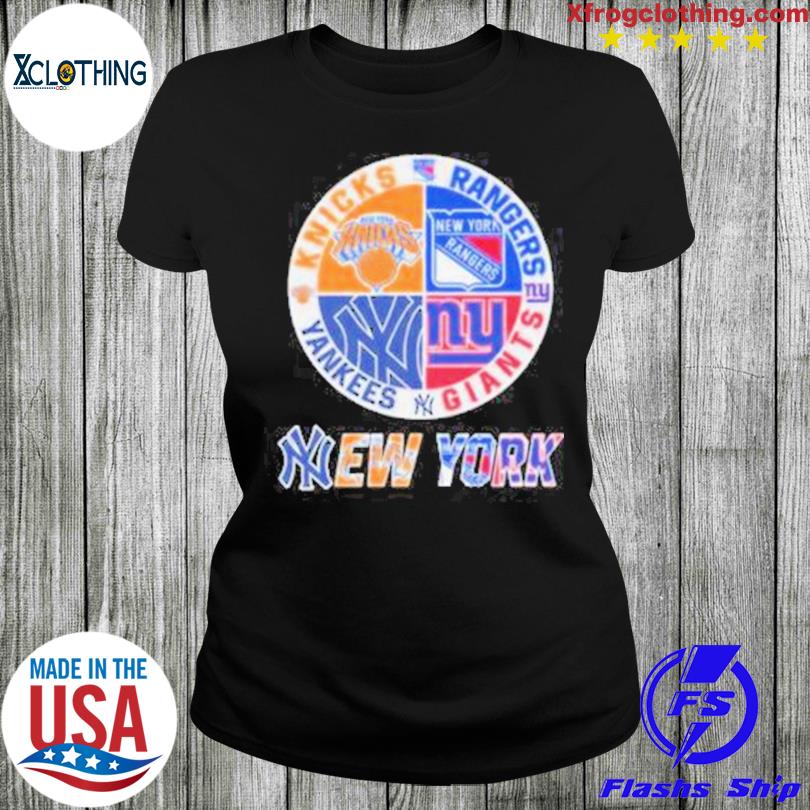 New York Mets New York Knicks New York Giants New York City 2023 Logo shirt,  hoodie, sweater, long sleeve and tank top