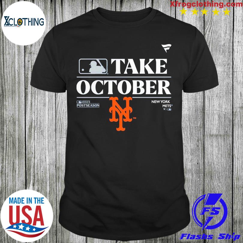 New York Mets Fanatics Branded 2023 Postseason Locker Room T-shirt