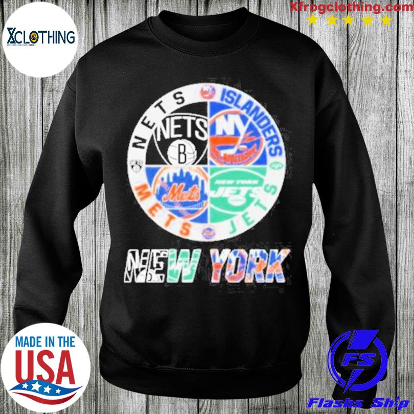 Official New york islanders new york mets new york jets logo T-shirt,  hoodie, tank top, sweater and long sleeve t-shirt