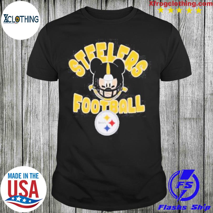 Newborn & Infant Black Pittsburgh Steelers Disney Lil Champ Bodysuit