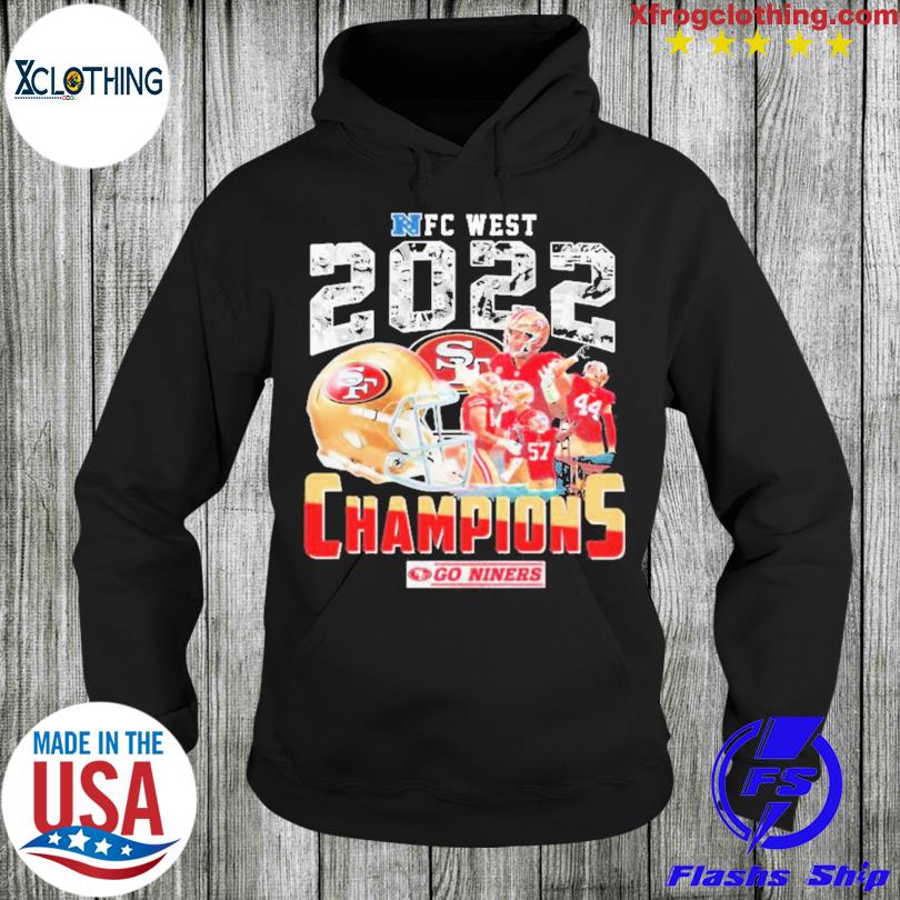 San Francisco 49ers Go Niners 2022 NFC West Division Champions 1970-2022  shirt, hoodie, sweater, long sleeve and tank top