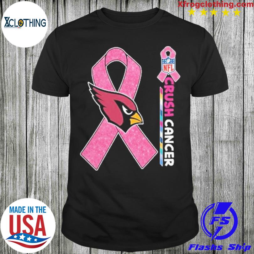 Crush Cancer Arizona Cardinals NFL Shirt Cancer Support Women Men Shirt -  Best Seller Shirts Design In Usa