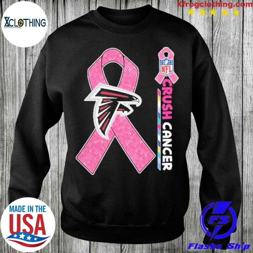 Crush Cancer Atlanta Falcons NFL Shirt Cancer Support Women Men