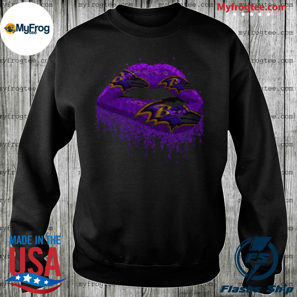 NFL Baltimore Ravens Lips Shirt - Trend T Shirt Store Online