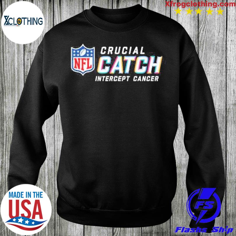 NFL Crucial Catch Intercept cancer 2023 shirt, hoodie, sweater, long sleeve  and tank top